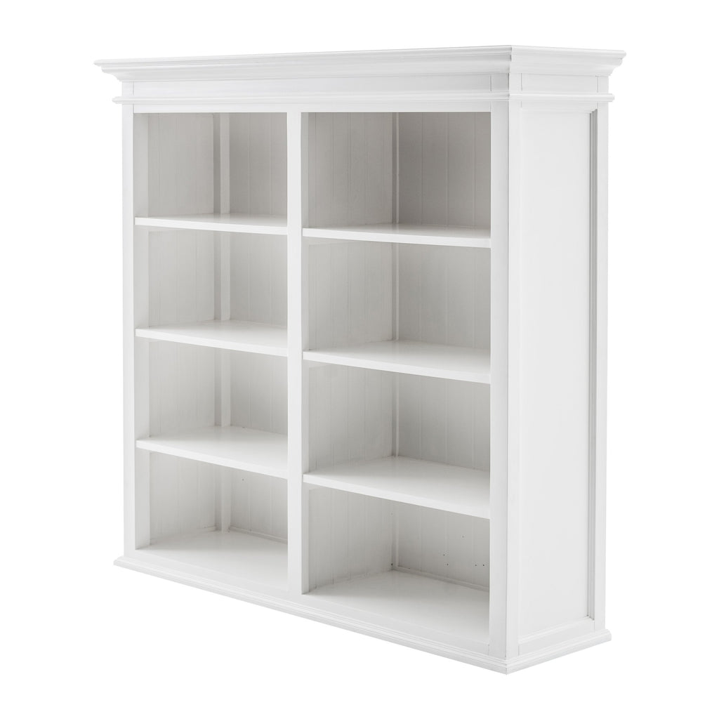NovaSolo Halifax Buffet Hutch Unit with 8 Shelves, Classic White – view 8