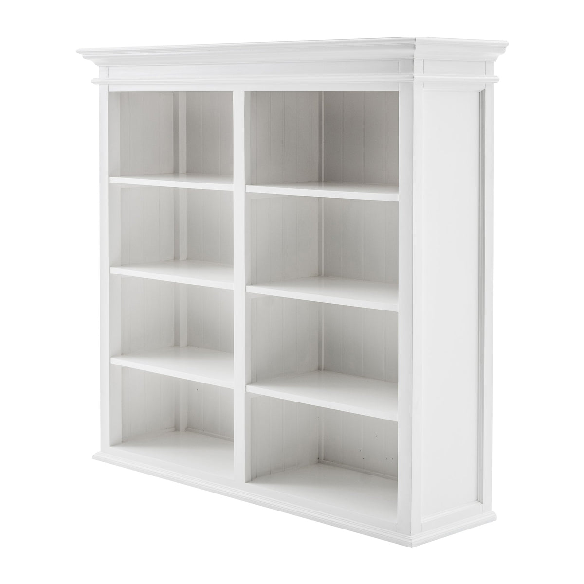 NovaSolo Halifax Buffet Hutch Unit with 8 Shelves, Classic White – view 8