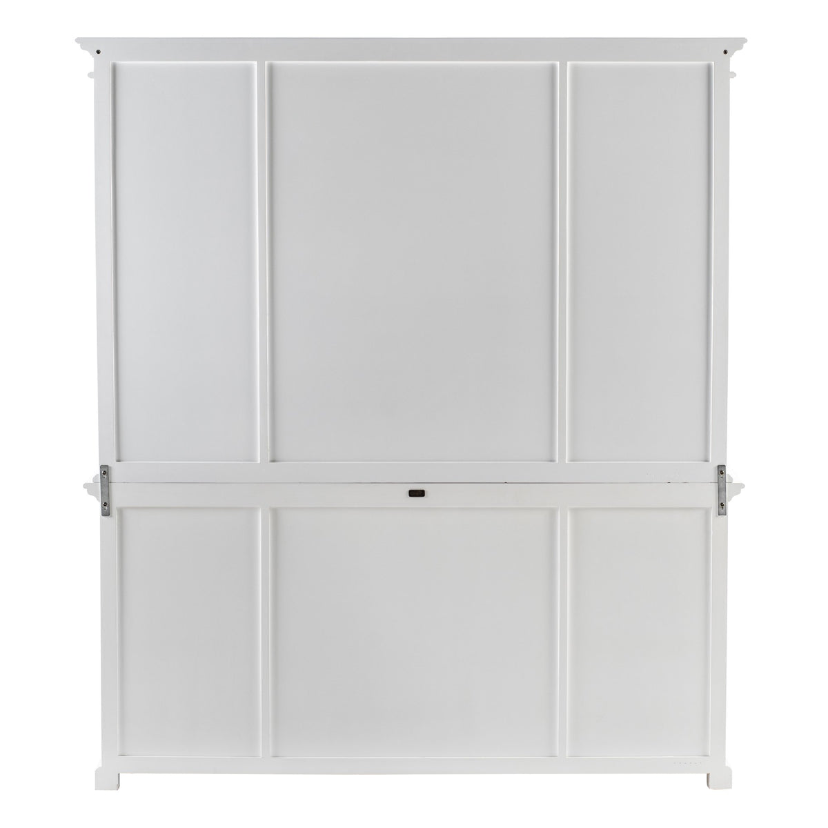 NovaSolo Halifax Buffet Hutch Unit with 4 Glass Doors, Classic White – view 7