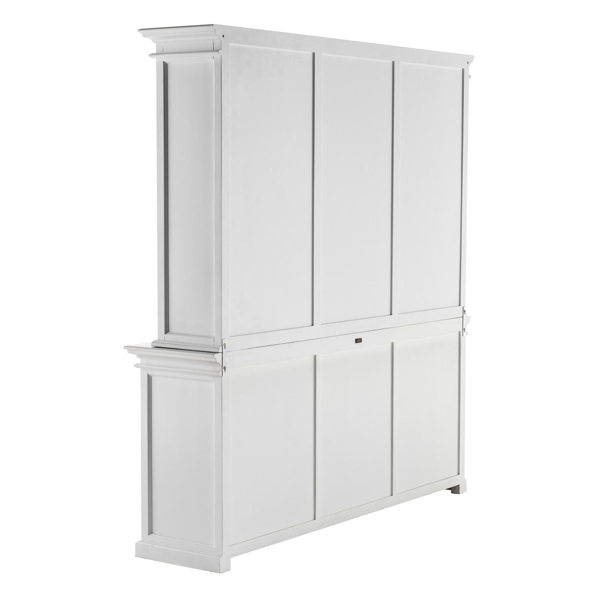 NovaSolo Halifax Hutch Unit with 6 Glass Doors, Classic White – view 6