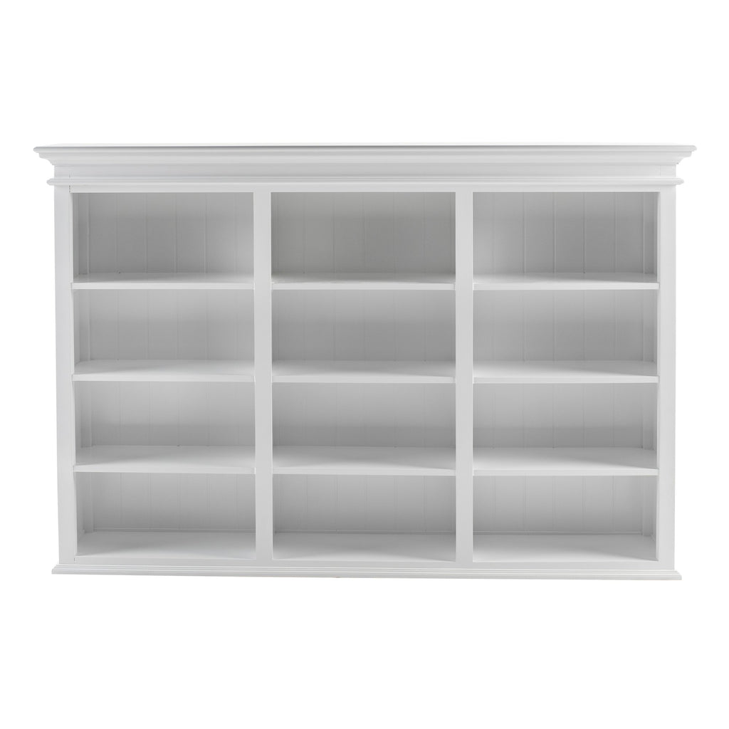 NovaSolo Halifax Hutch Unit with 6 Glass Doors, Classic White – view 8