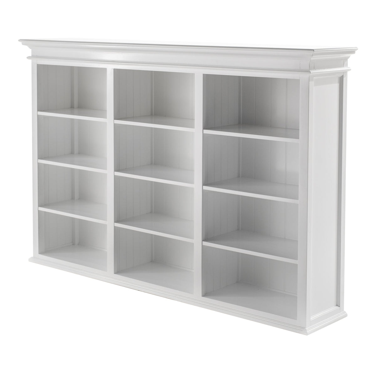 NovaSolo Halifax Hutch Unit with 6 Glass Doors, Classic White – view 9