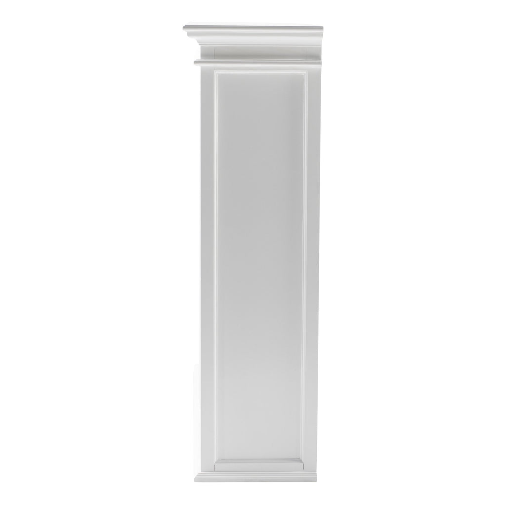 NovaSolo Halifax Hutch Unit with 4 Glass Doors, Classic White – view 10