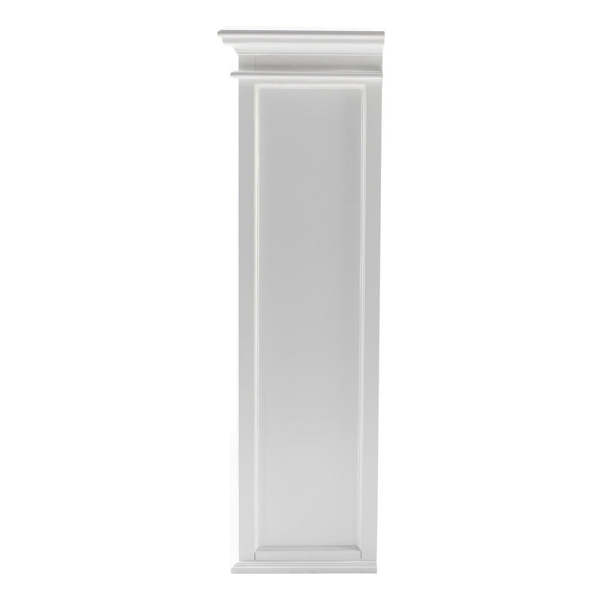 NovaSolo Halifax Hutch Unit with 4 Glass Doors, Classic White – view 10