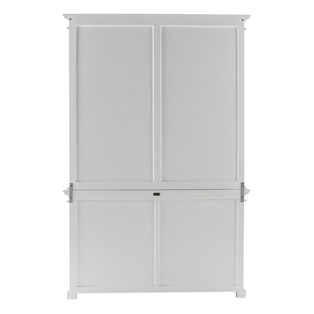 NovaSolo Halifax Hutch Unit with 4 Glass Doors, Classic White – view 7
