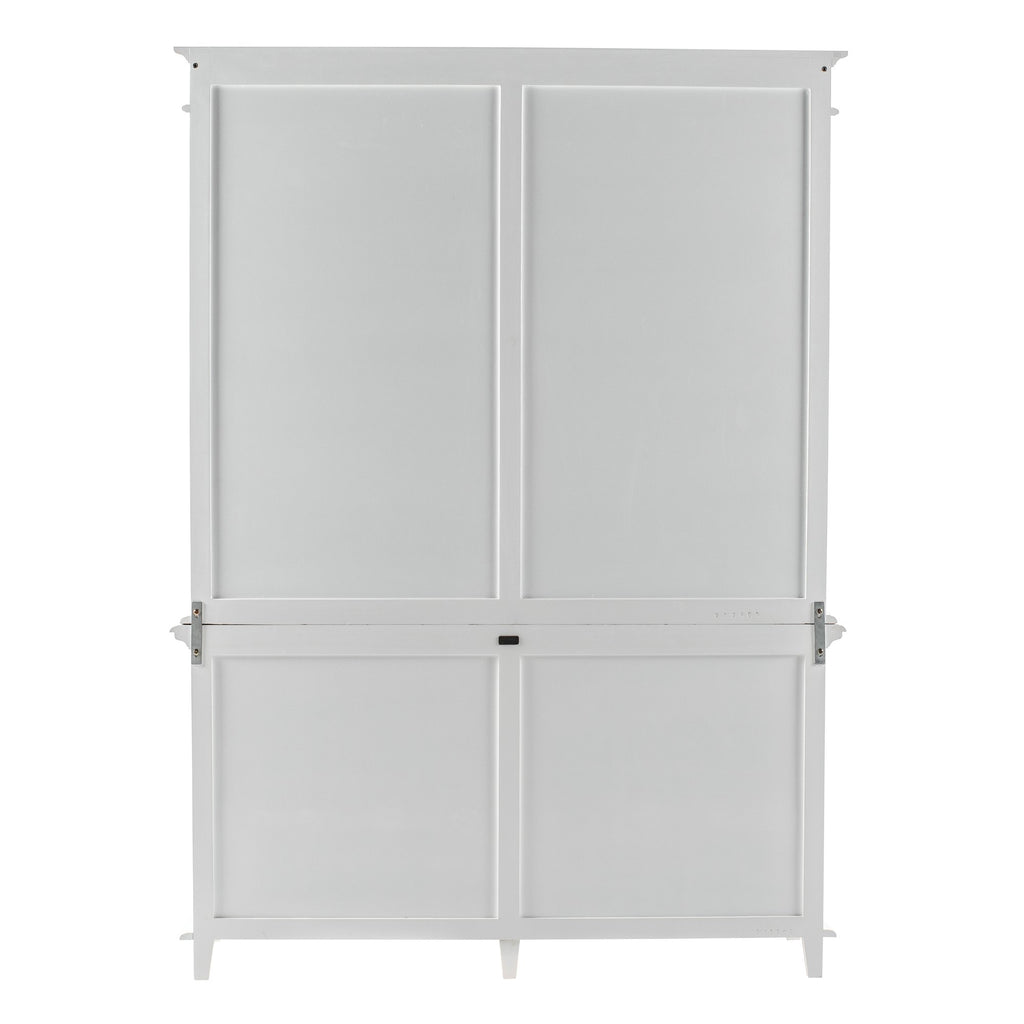 NovaSolo Skansen Hutch Bookcase Unit, Classic White – view 7
