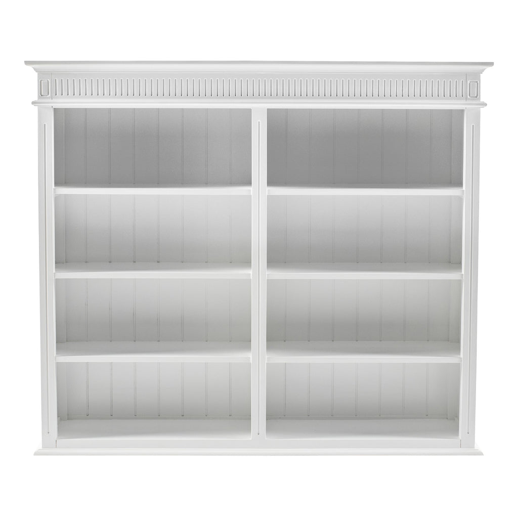 NovaSolo Skansen Hutch Bookcase Unit, Classic White – view 8