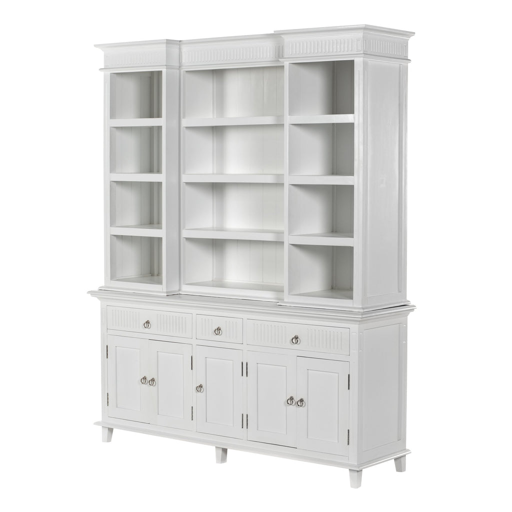 NovaSolo Skansen Hutch Cabinet with 5 Doors 3 Drawers, Classic White – view 3