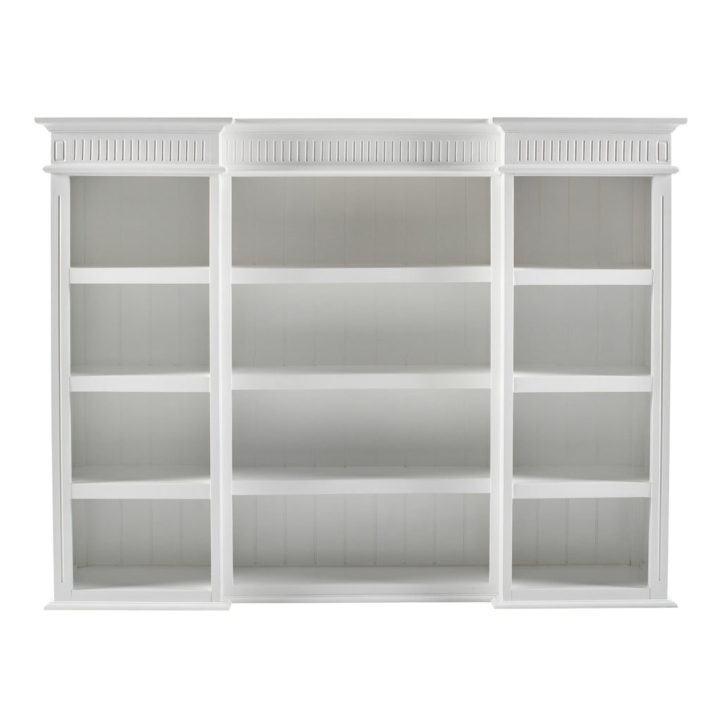 NovaSolo Skansen Hutch Cabinet with 5 Doors 3 Drawers, Classic White – view 8