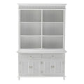 NovaSolo Skansen Hutch Unit with 6 Shelves, Classic White