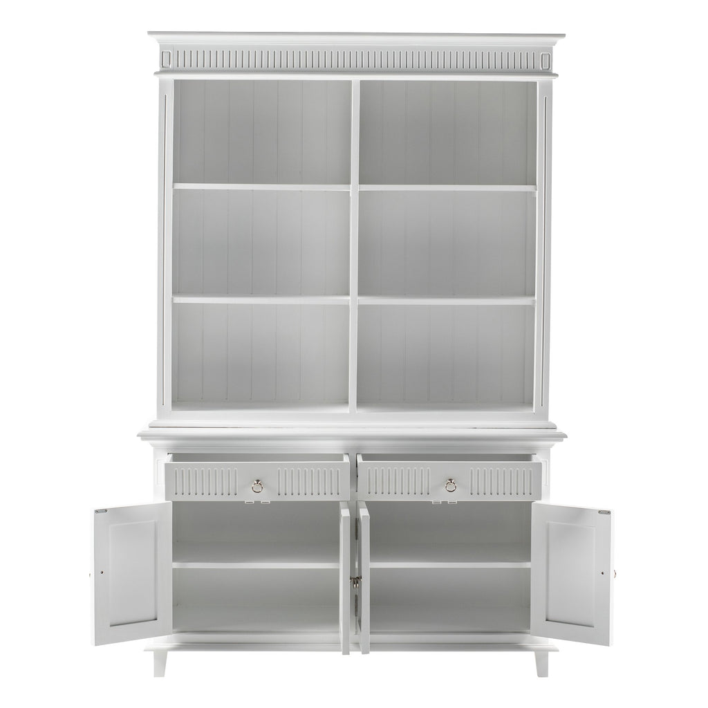 NovaSolo Skansen Hutch Unit with 6 Shelves, Classic White – view 2