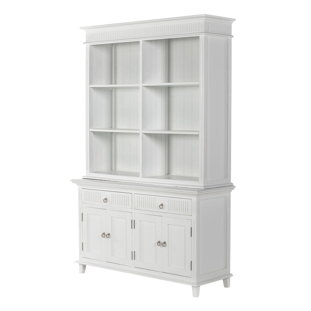 NovaSolo Skansen Hutch Unit with 6 Shelves, Classic White – view 3