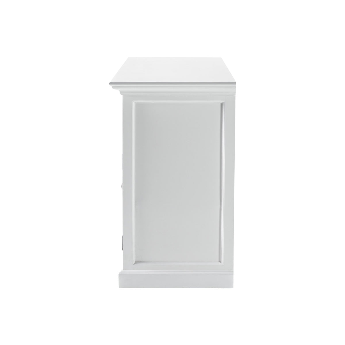 NovaSolo Halifax Classic Buffet with Glass Doors, Classic White – view 5