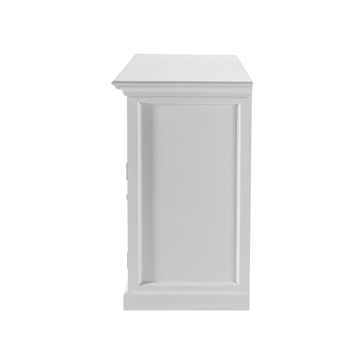 NovaSolo Halifax Buffet with 4 Glass Doors 3 Drawers, Classic White – view 5