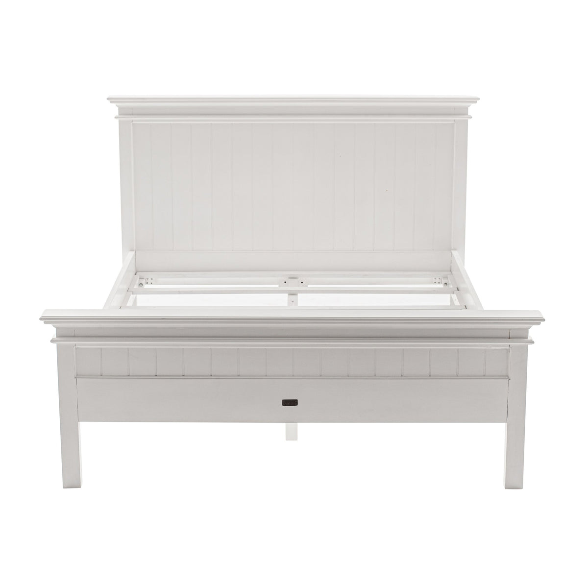 NovaSolo Halifax King Size Bed, Classic White