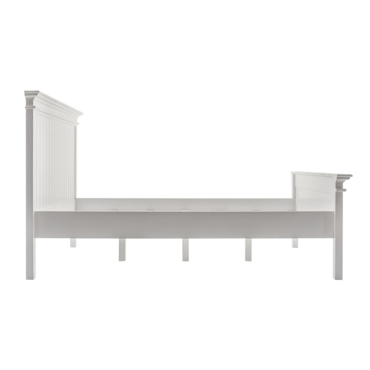 NovaSolo Halifax King Size Bed, Classic White – view 3