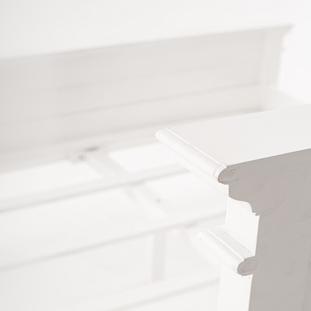 NovaSolo Halifax King Size Bed, Classic White – view 7