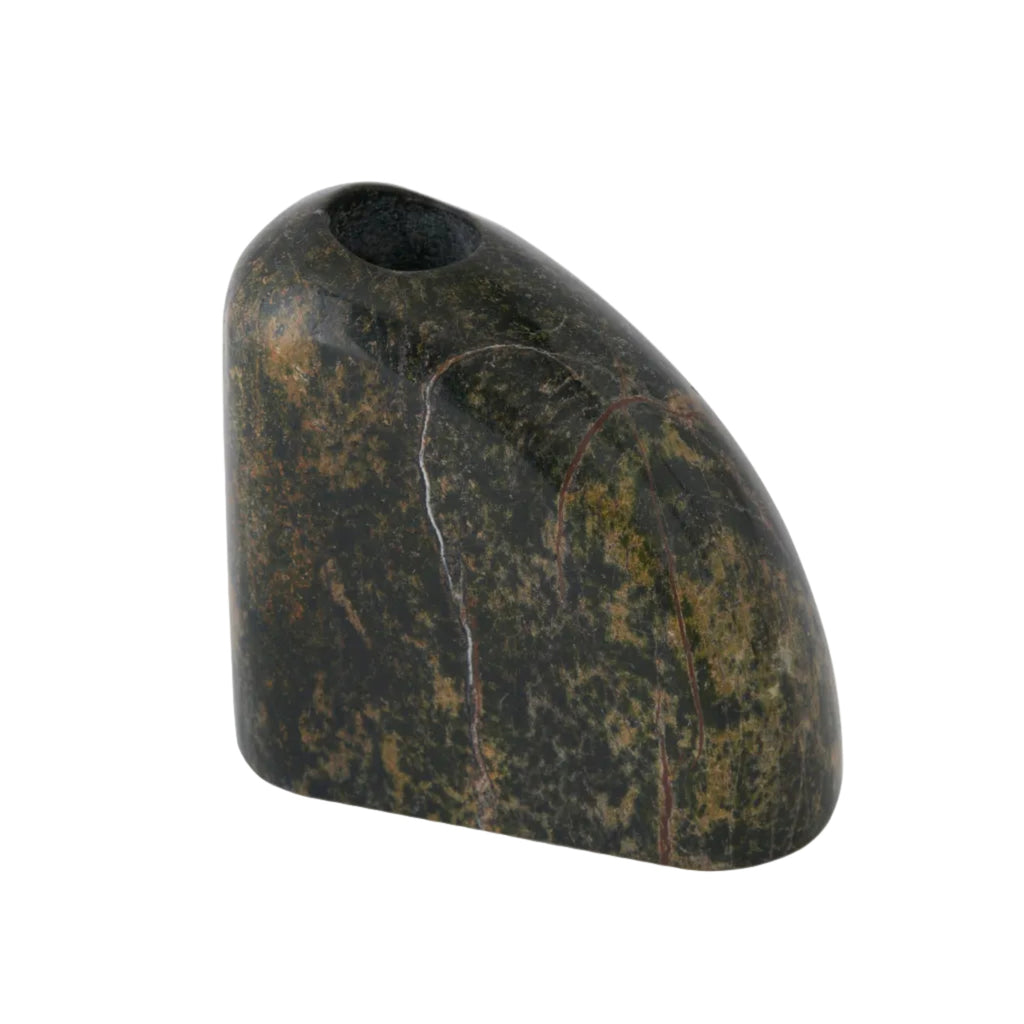 BOULDER Vase in Forest Green Marble — Tom Dixon