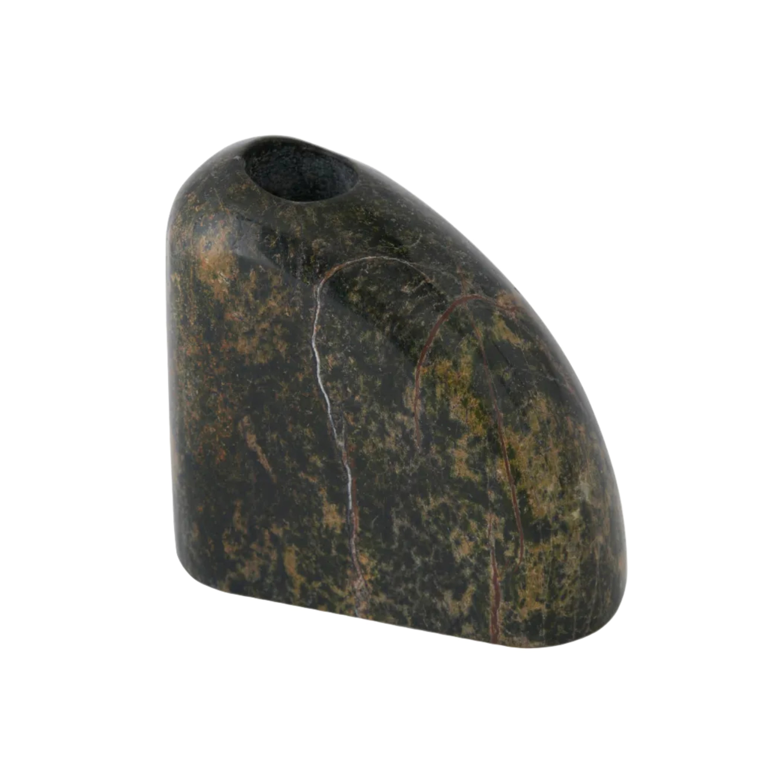 BOULDER Vase in Forest Green Marble — Tom Dixon