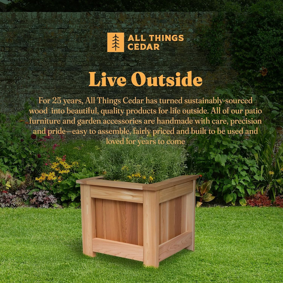 All Things Cedar 2-ft Box Planter – view 5