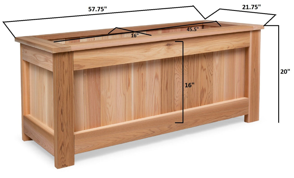 All Things Cedar 4-ft Box Planter – view 5