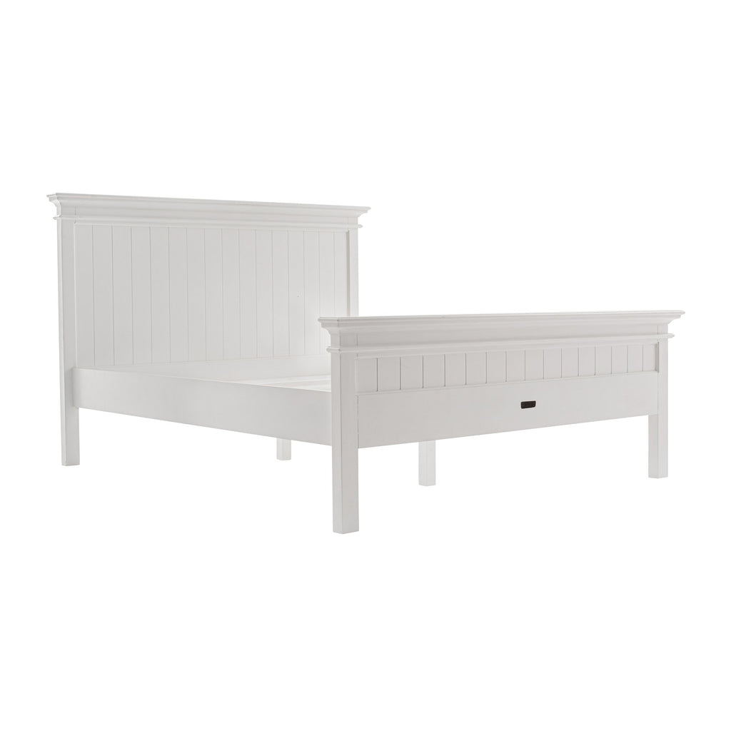 NovaSolo Halifax Queen Size Bed, Classic White – view 2
