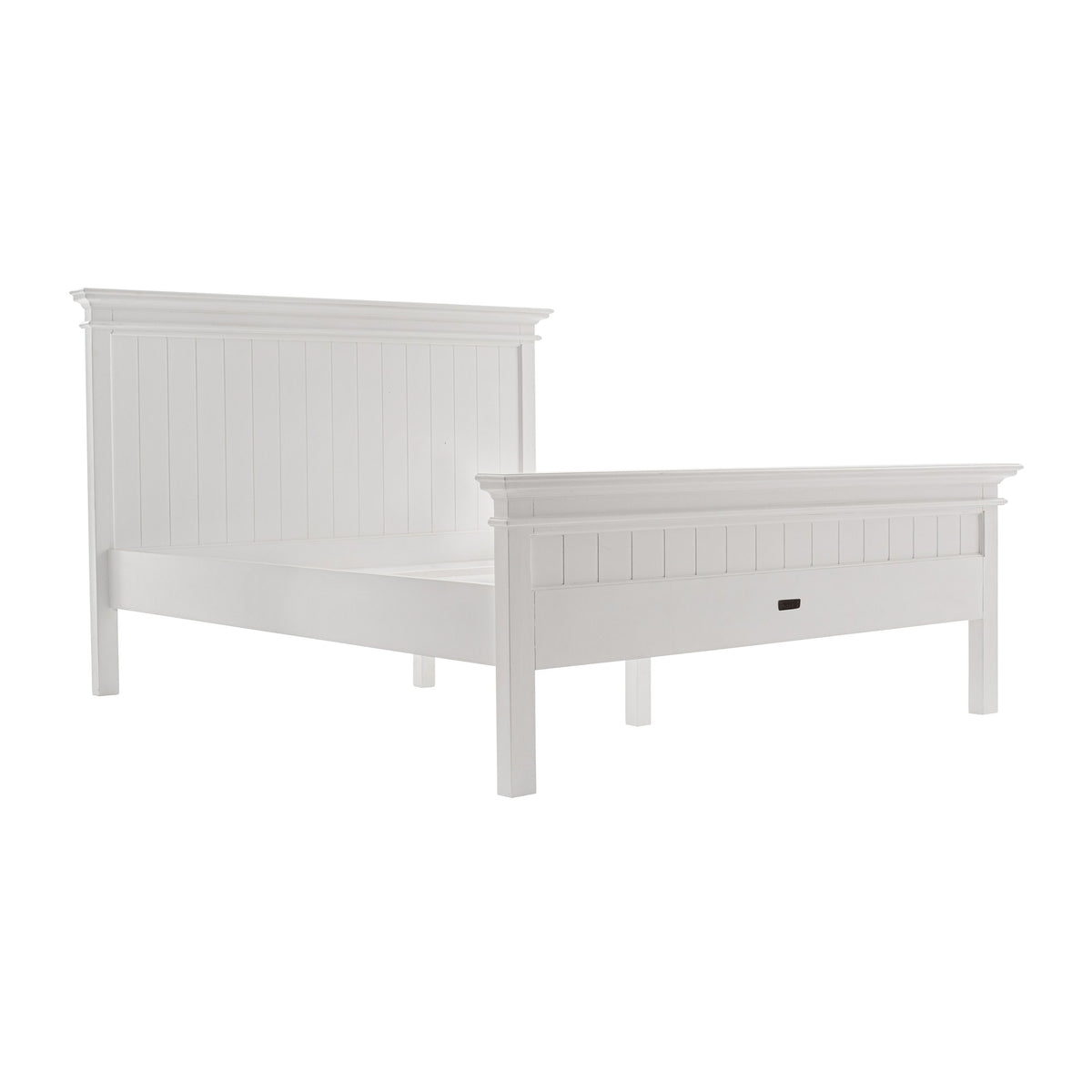 NovaSolo Halifax Queen Size Bed, Classic White – view 2