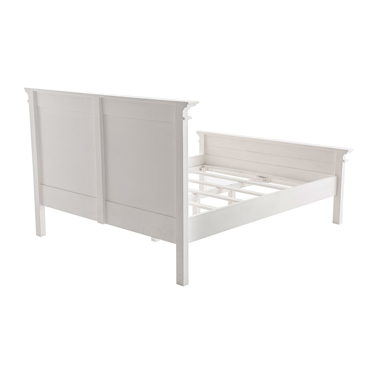 NovaSolo Halifax Queen Size Bed, Classic White – view 4
