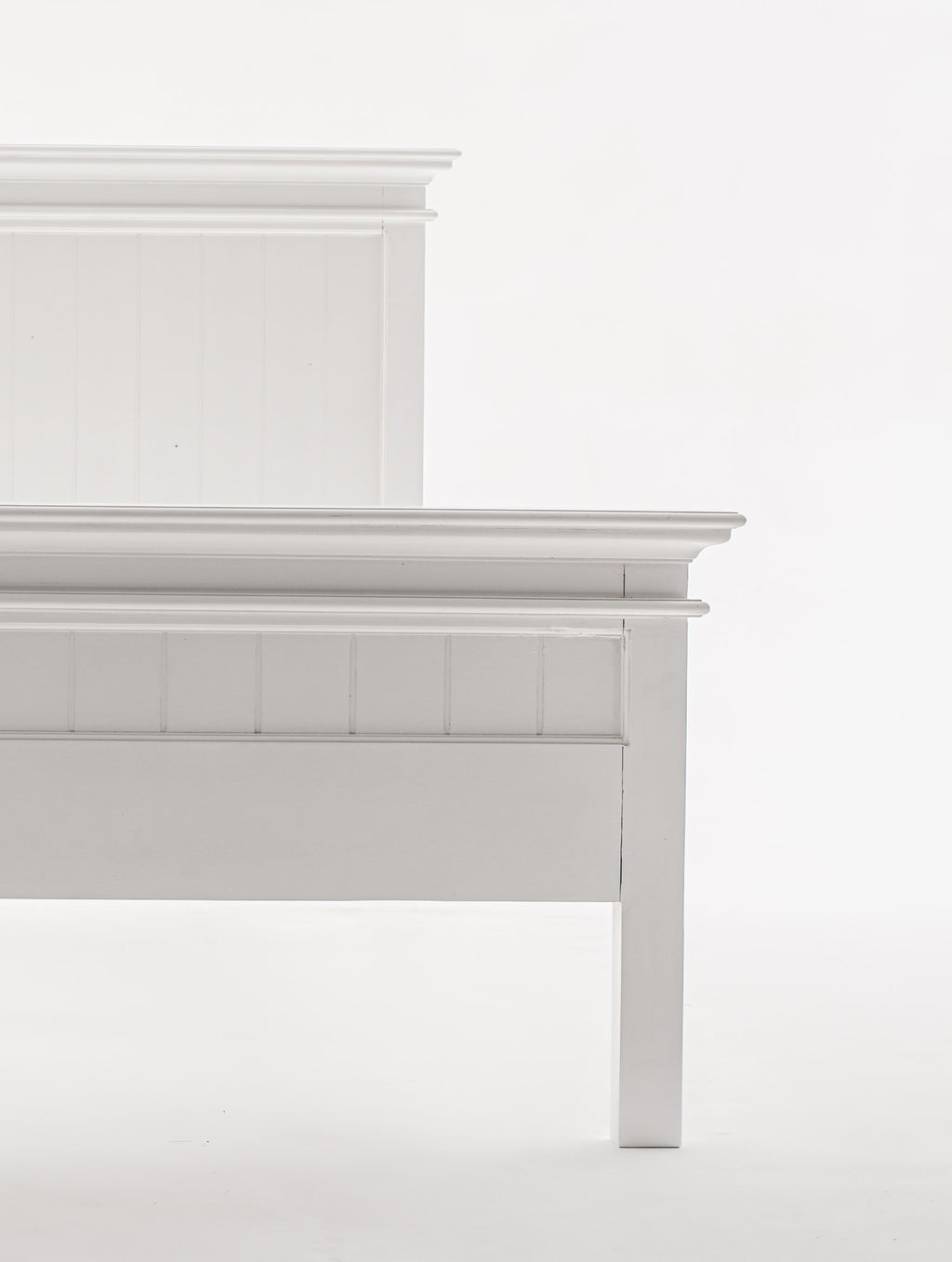NovaSolo Halifax Queen Size Bed, Classic White – view 6