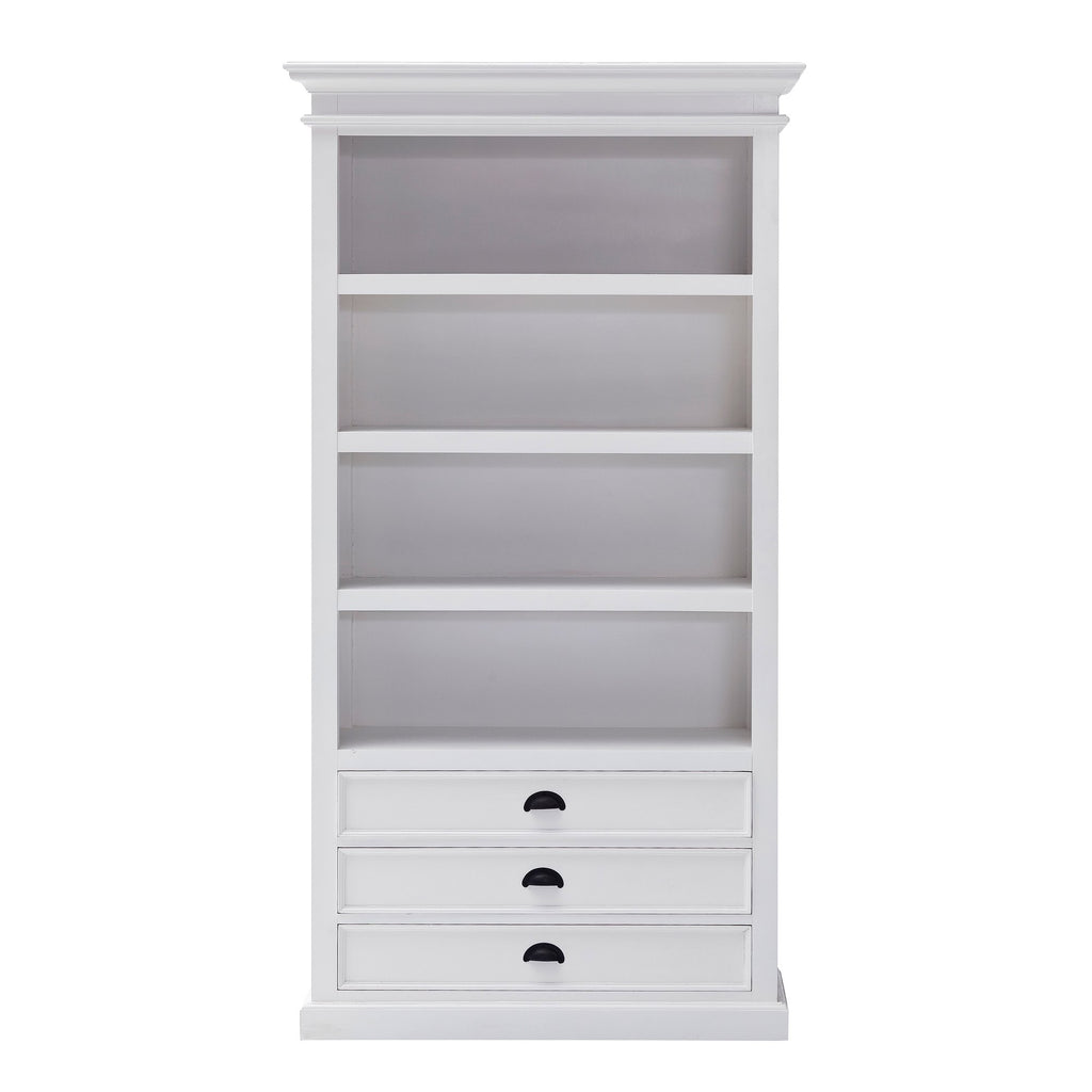 NovaSolo Halifax Bookcase, Classic White