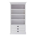 NovaSolo Halifax Bookcase, Classic White