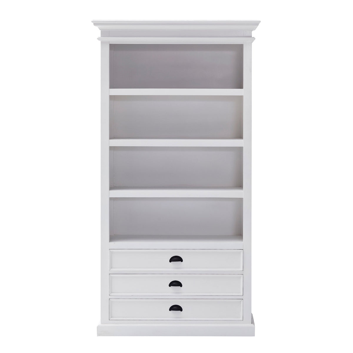 NovaSolo Halifax Bookcase, Classic White