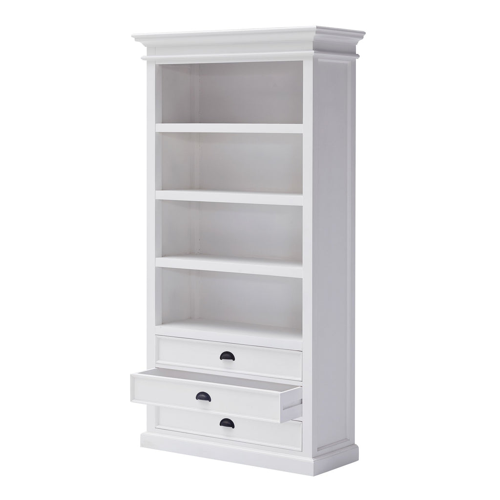 NovaSolo Halifax Bookcase, Classic White – view 3