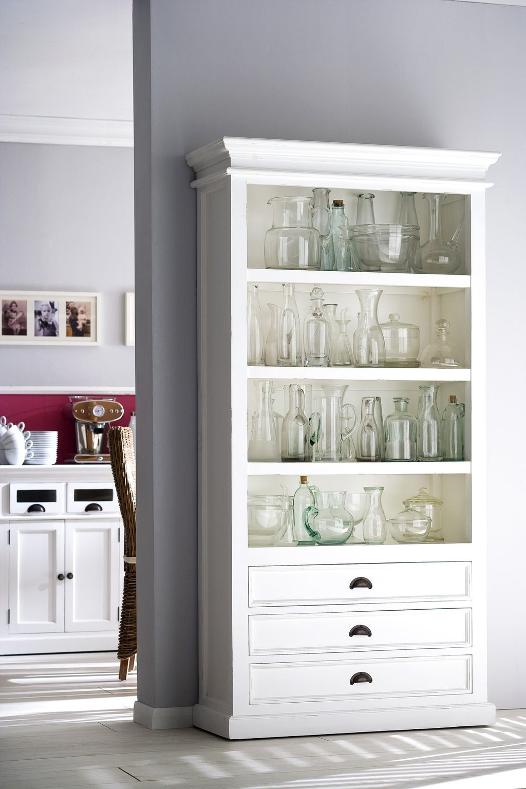 NovaSolo Halifax Bookcase, Classic White – view 6