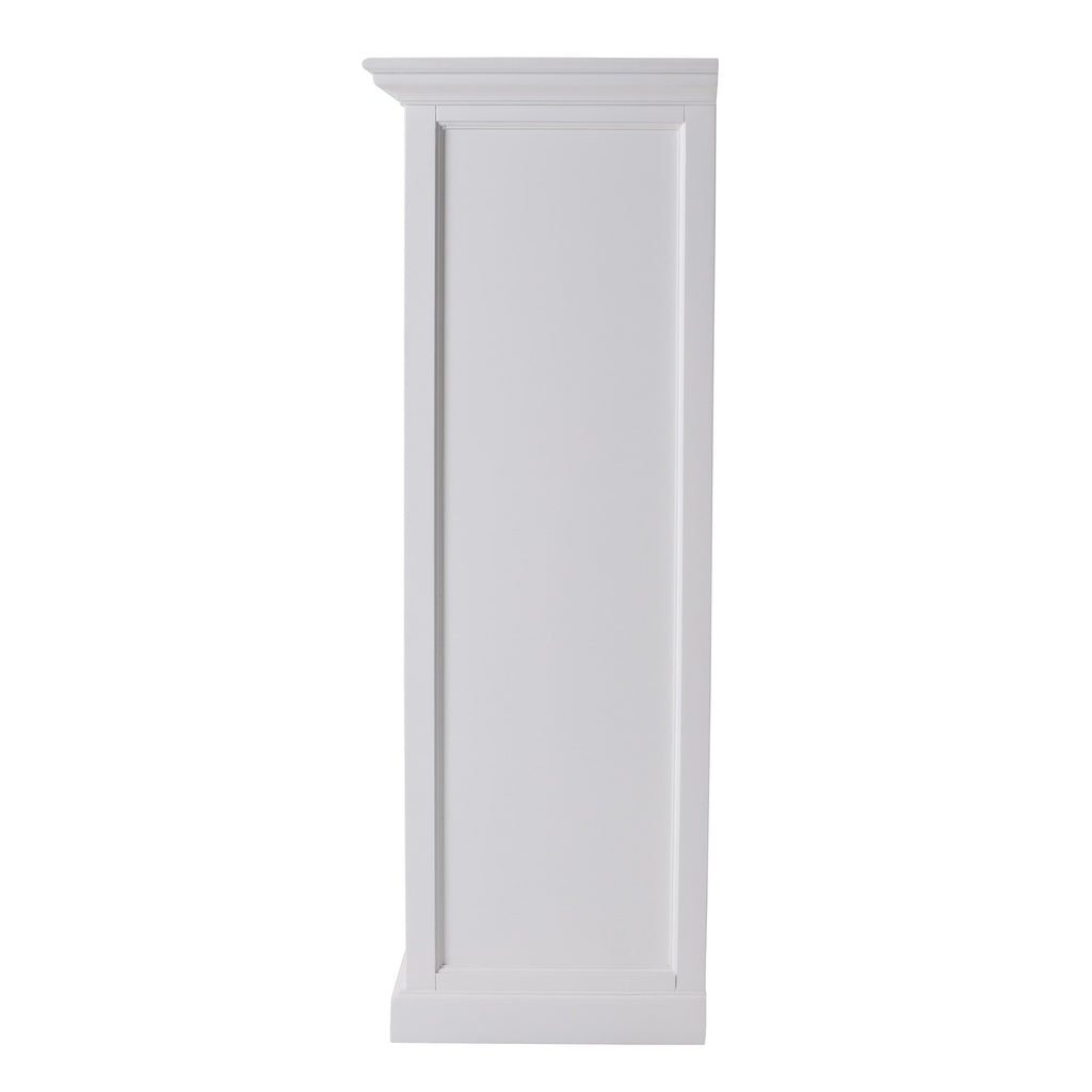 NovaSolo Halifax Storage Unit with Basket Set Storage Cabinet, Classic White – view 3
