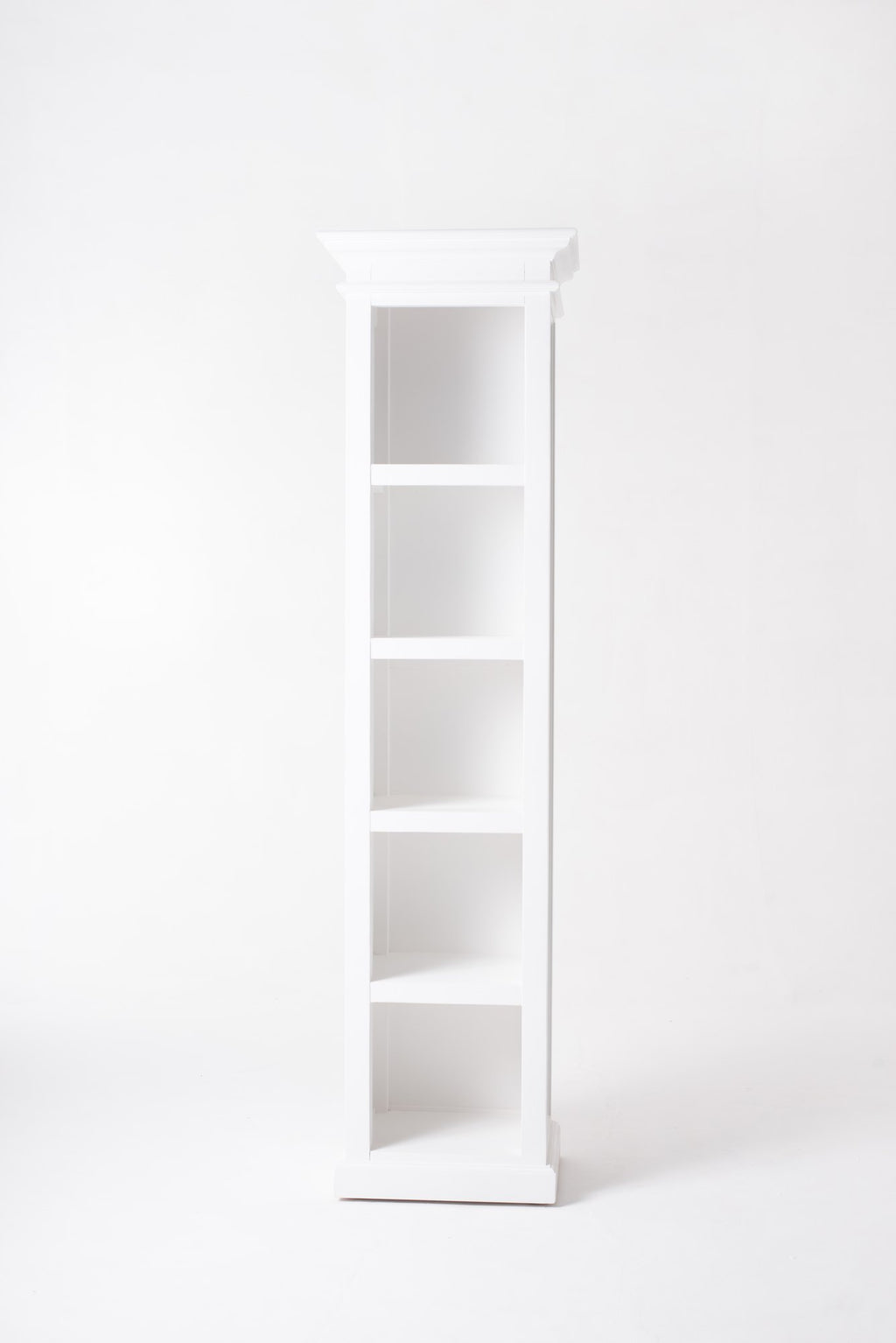 NovaSolo Halifax Bookshelf Bookcase, Classic White – view 10