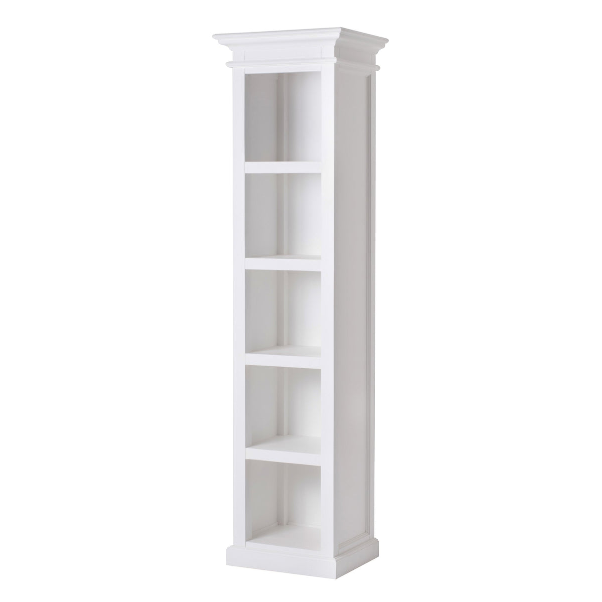 NovaSolo Halifax Bookshelf Bookcase, Classic White – view 2