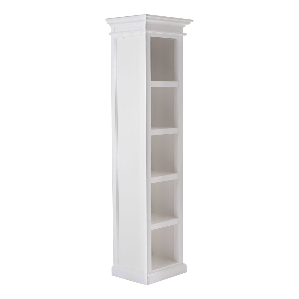 NovaSolo Halifax Bookshelf Bookcase, Classic White – view 3