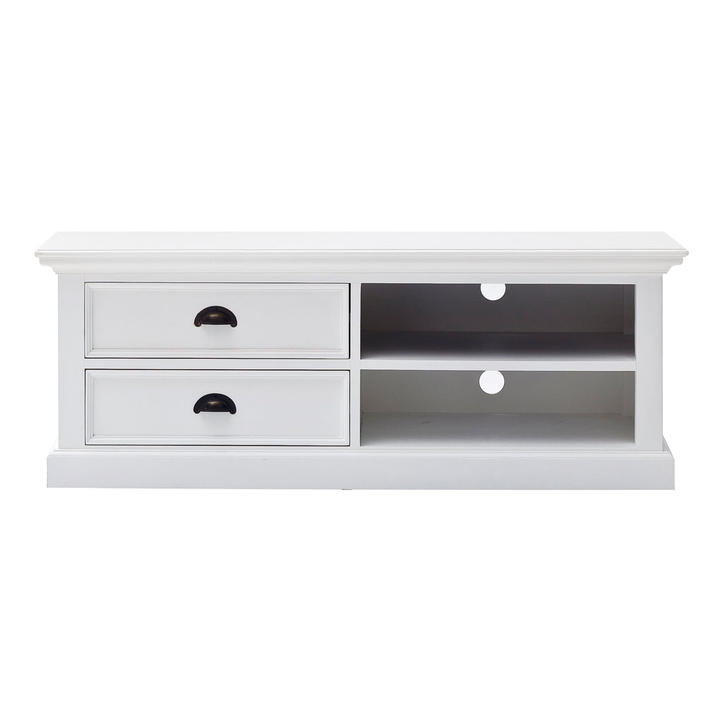 NovaSolo Halifax Medium ETU TV Stand, Classic White
