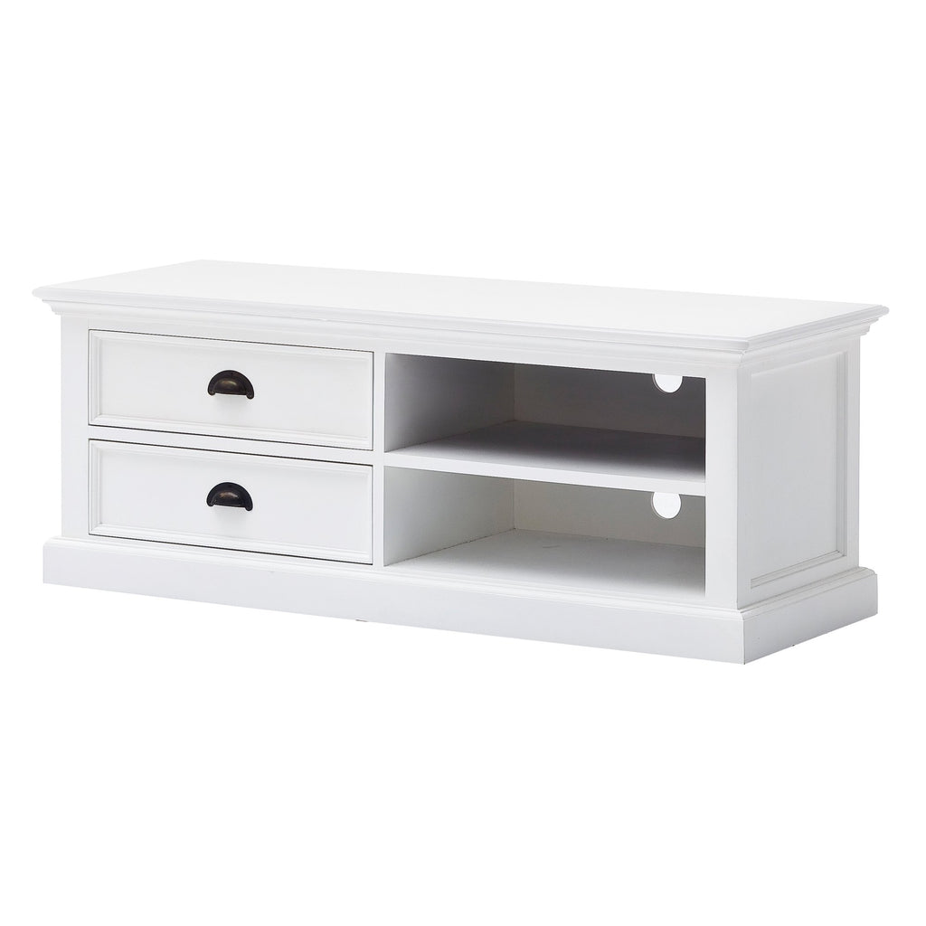 NovaSolo Halifax Medium ETU TV Stand, Classic White – view 2