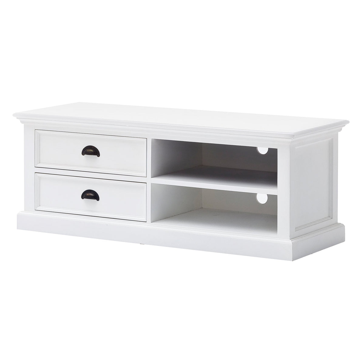 NovaSolo Halifax Medium ETU TV Stand, Classic White – view 2