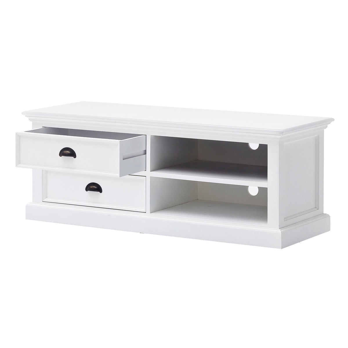 NovaSolo Halifax Medium ETU TV Stand, Classic White – view 3