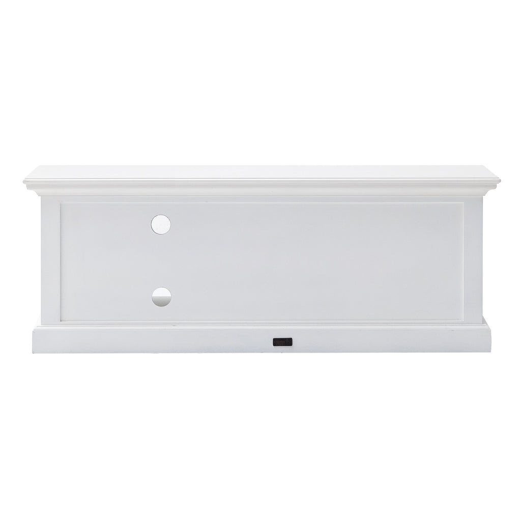 NovaSolo Halifax Medium ETU TV Stand, Classic White – view 5