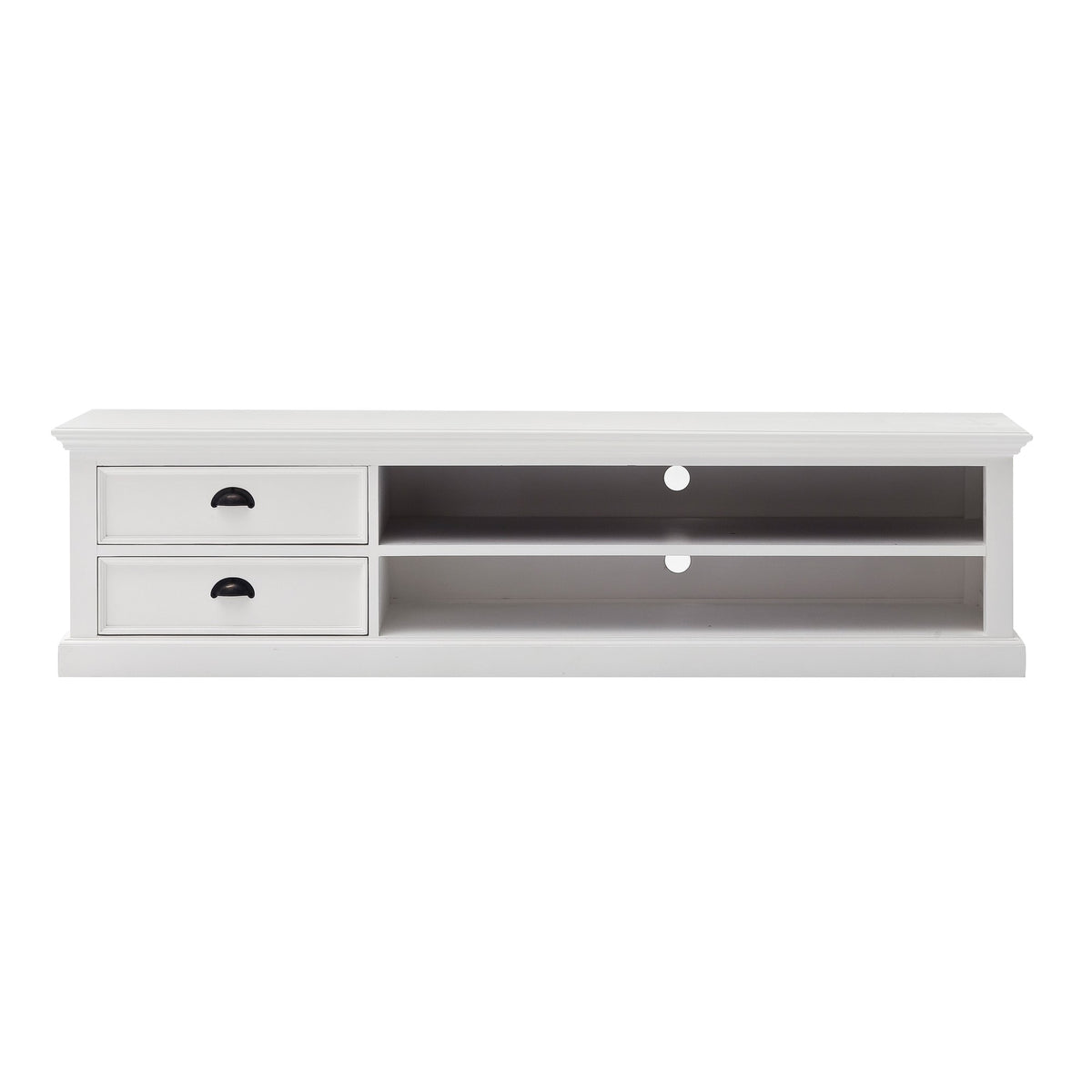 NovaSolo Halifax Large ETU TV Stand, Classic White