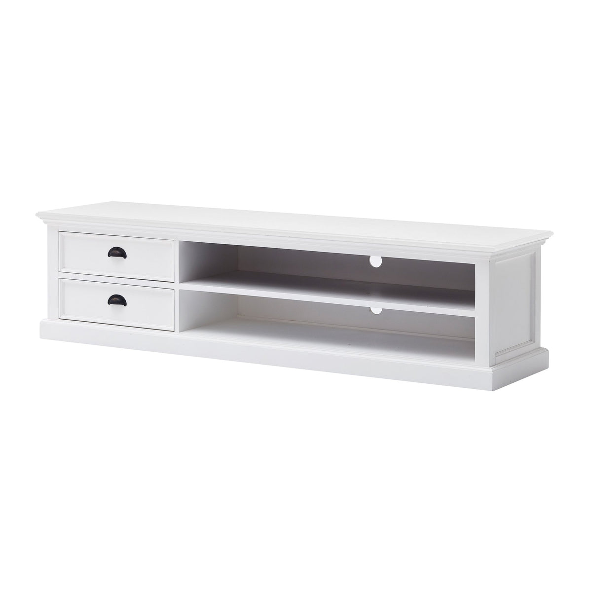 NovaSolo Halifax Large ETU TV Stand, Classic White – view 2
