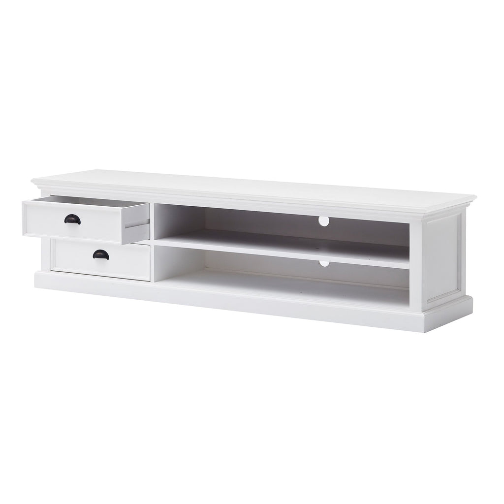 NovaSolo Halifax Large ETU TV Stand, Classic White – view 3
