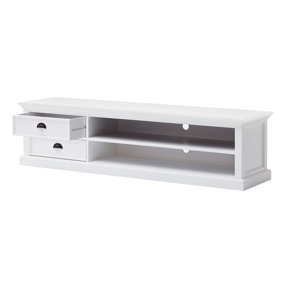 NovaSolo Halifax Large ETU TV Stand, Classic White – view 3