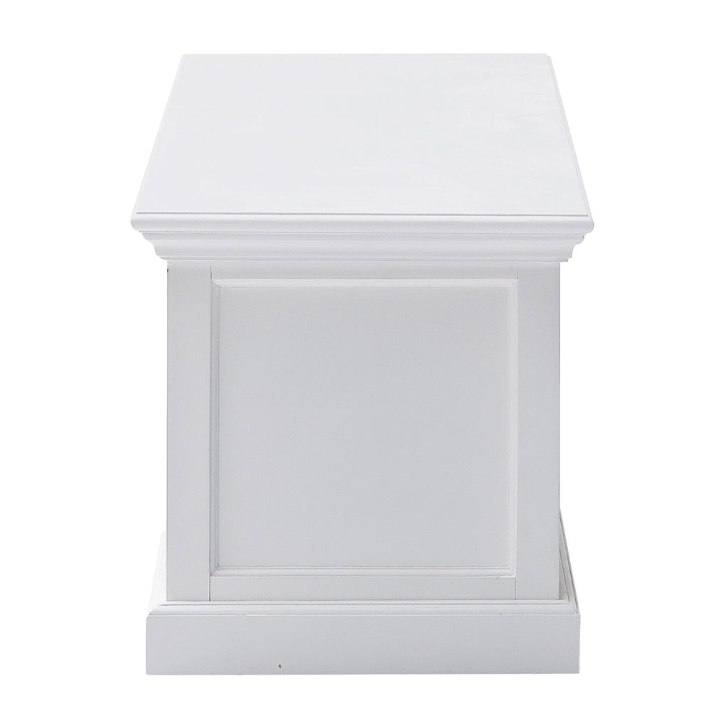 NovaSolo Halifax Large ETU TV Stand, Classic White – view 4