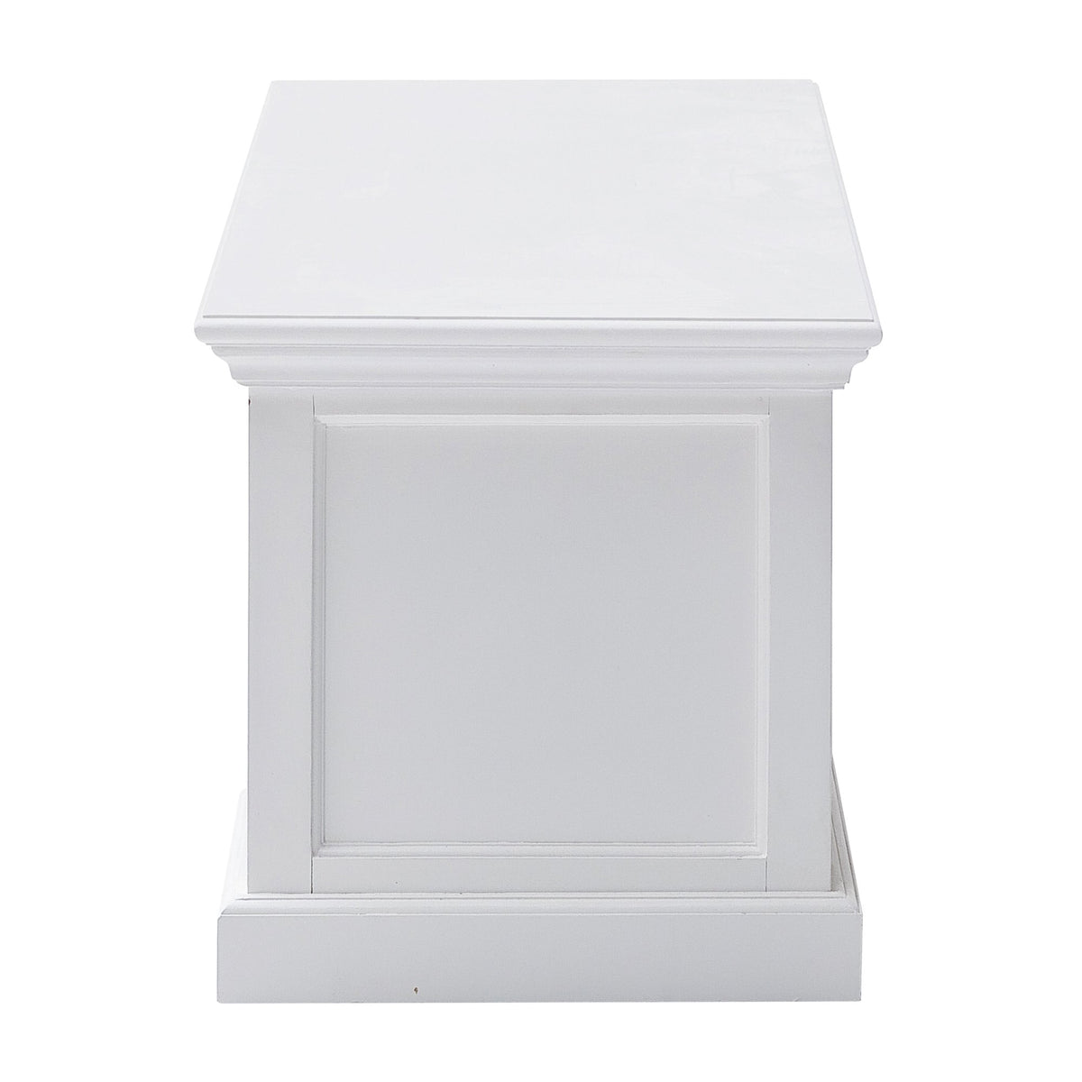 NovaSolo Halifax Large ETU TV Stand, Classic White – view 4