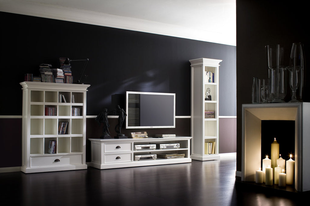 NovaSolo Halifax Large ETU TV Stand, Classic White – view 7